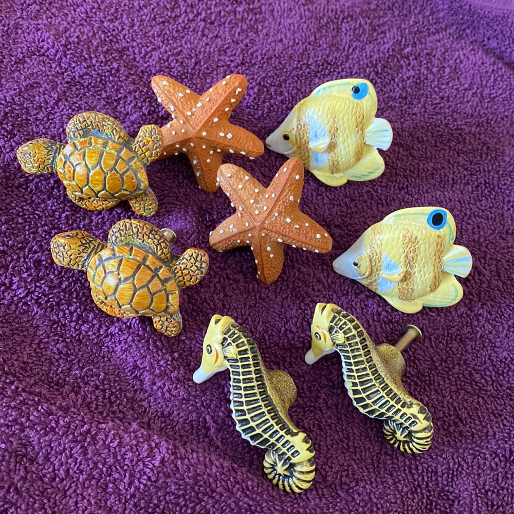 Sealife Aquatic Knobs set of 8